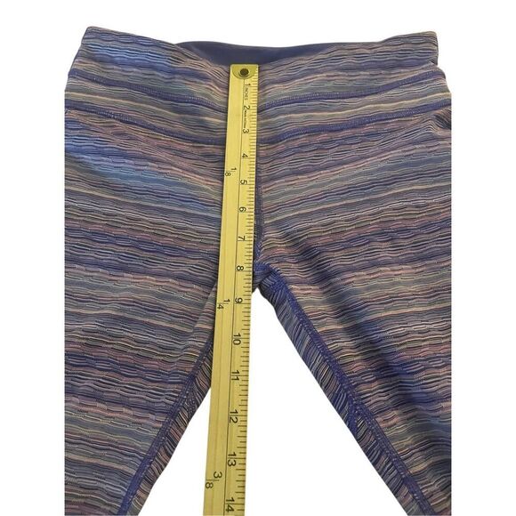 Lululemon Inspire Crop ll Capri leggings Space Dye Purple 6 - Picture 8 of 16